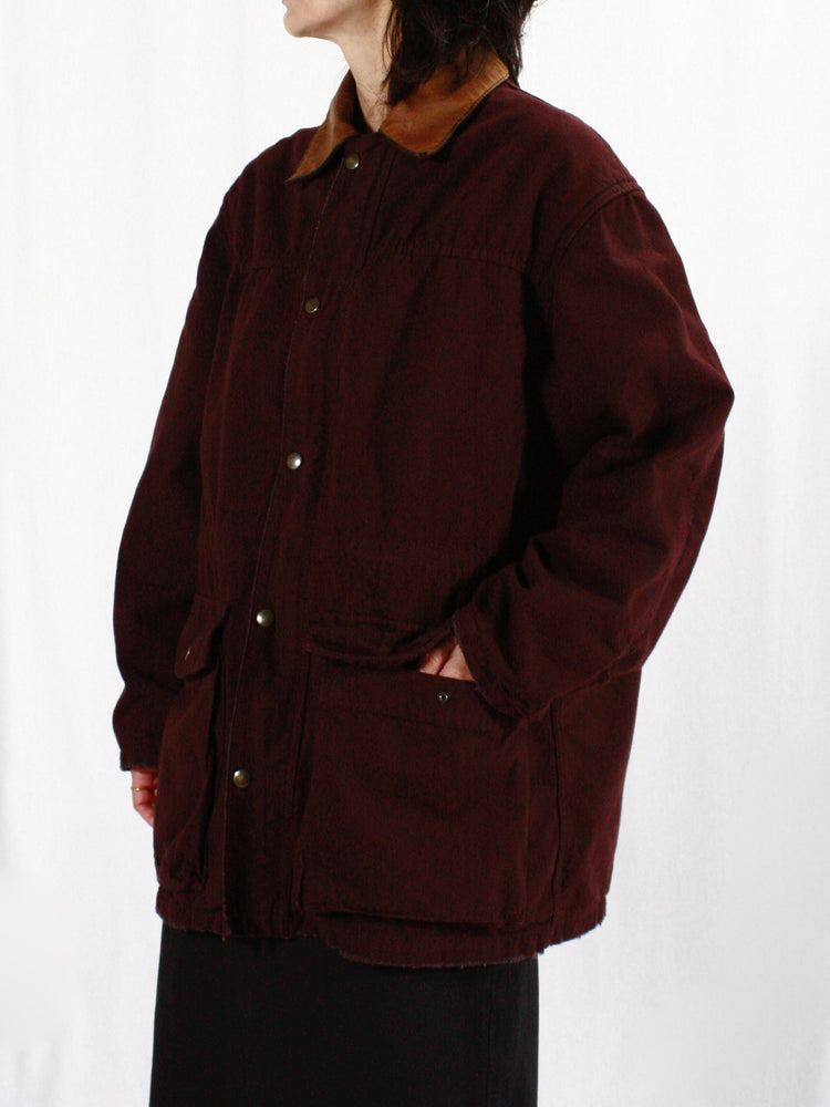 INSCRIRE / Cotton Duck Blouson / BORDEAUX  /  I24AWBZ69