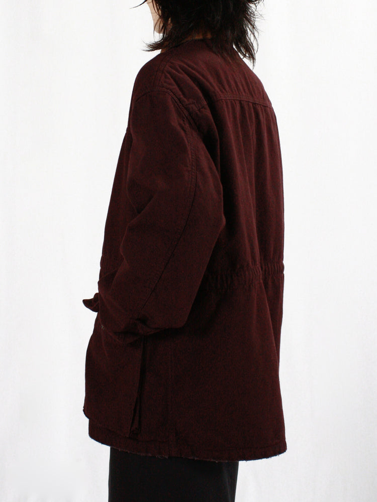 INSCRIRE / Cotton Duck Blouson / BORDEAUX  /  I24AWBZ69