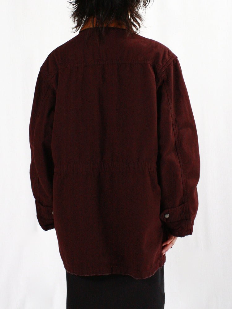 INSCRIRE / Cotton Duck Blouson / BORDEAUX  /  I24AWBZ69