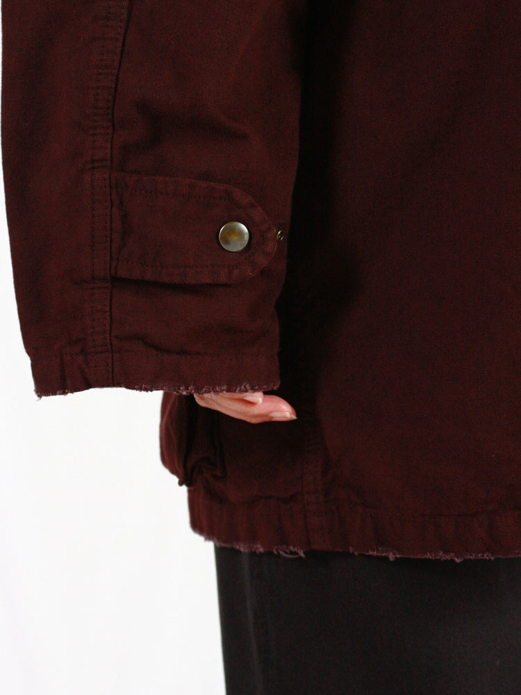 INSCRIRE / Cotton Duck Blouson / BORDEAUX  /  I24AWBZ69