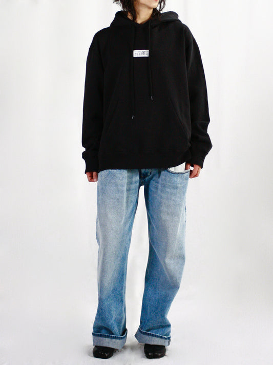 MM⑥  Maison Margiela / フーデッドスウェットシャツ / BLACK / SH0GU0018-M25012-812