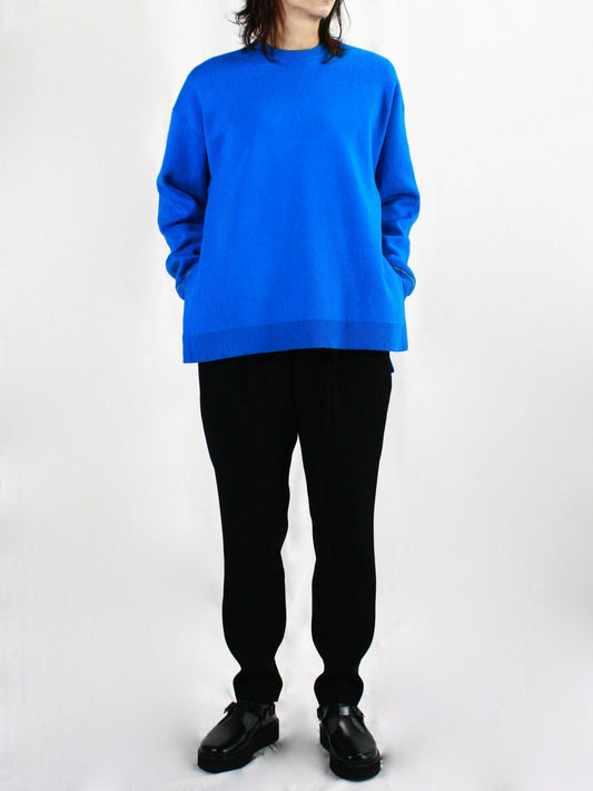 någonstans / slit pullover / SKY / 470IS470-0411