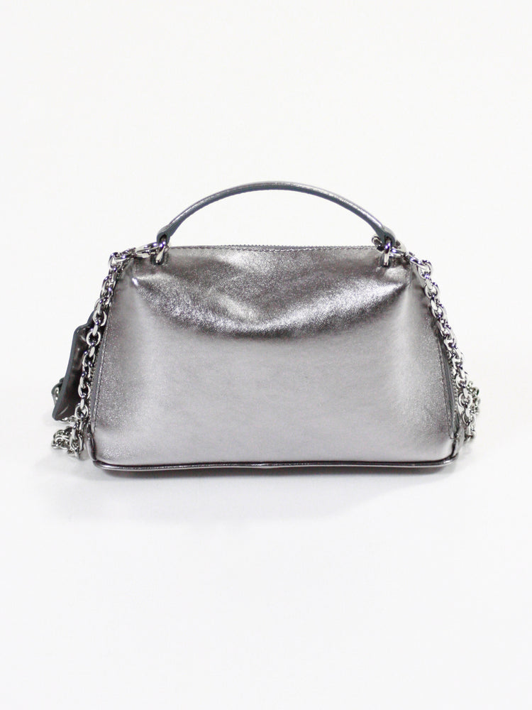 Maison Margiela / GLAM SLAM EMBROIDERY TRAPEZOID BAG / SILVER / SB1WG0065-P6434