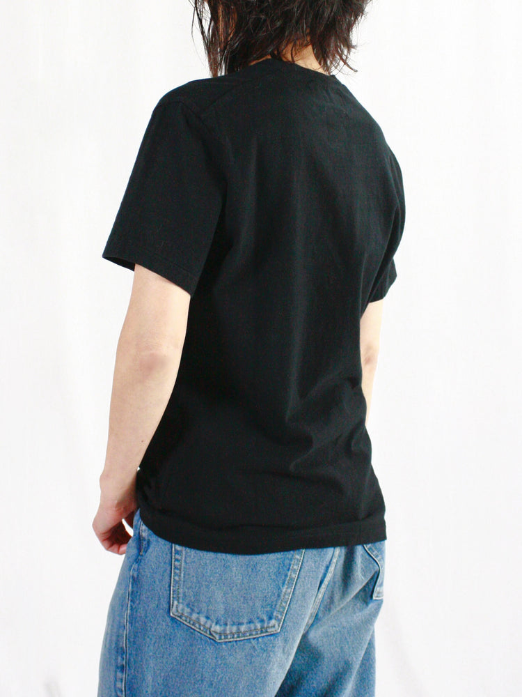 MADISONBLUE / HELLO CREW NECK TEE / BLACK / MB000-7001