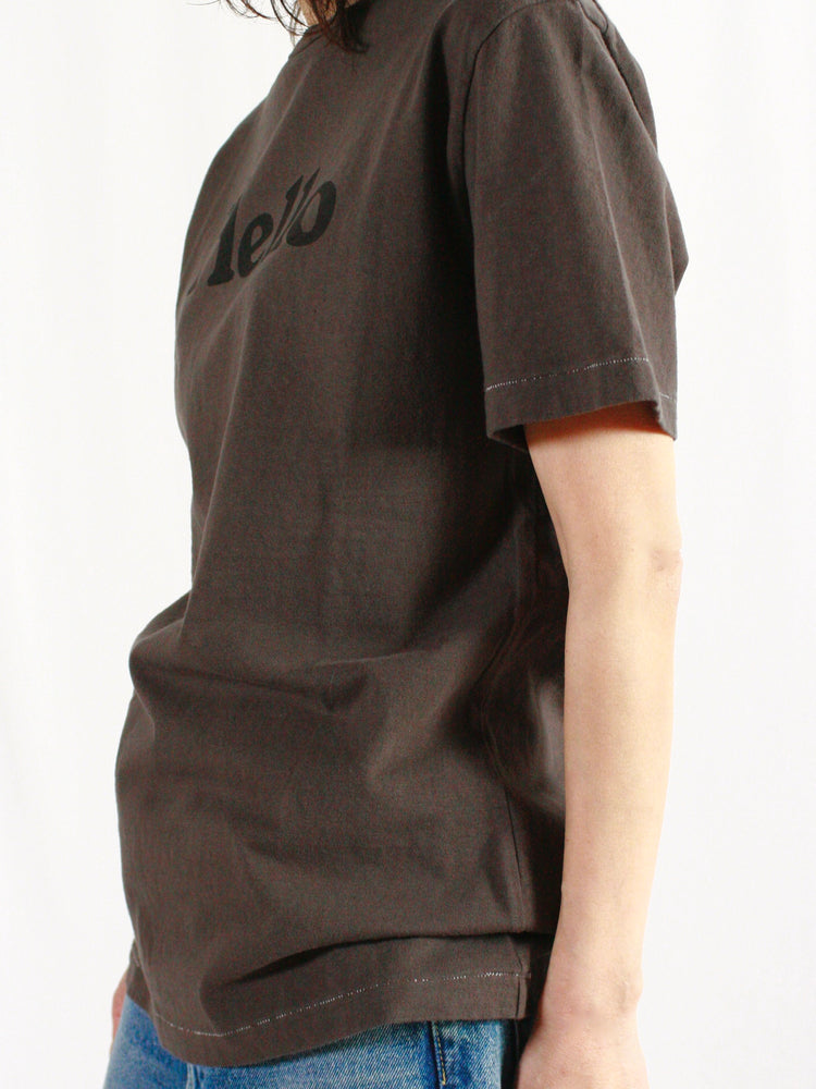 MADISONBLUE / HELLO CREW NECK TEE / GRAY / MB000-7001