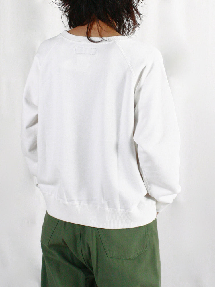 MADISONBLUE / HELLO SWEAT L/S URAKE DYED / WHITE / MB251-7701