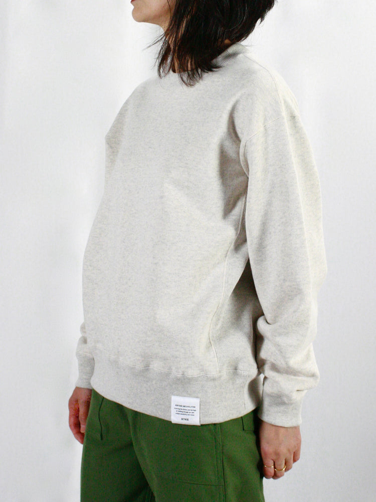 HYKE / SWEAT SHIRT / Oatmeal / 12412