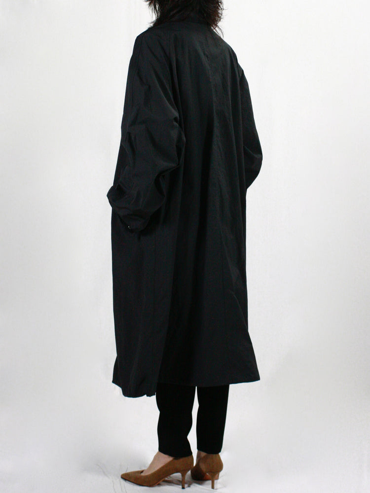 ASTRAET / ナイロン ジップ ステンカラーコート UNISEX / BLACK / 5425-199-0263