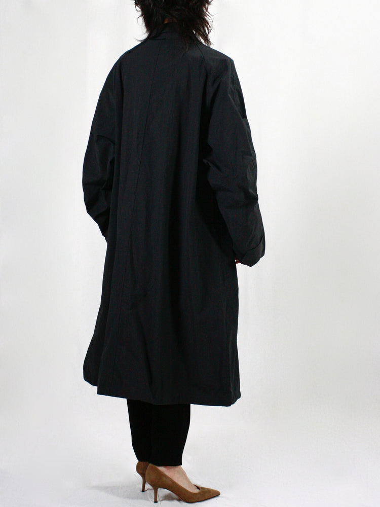 ASTRAET / ナイロン ジップ ステンカラーコート UNISEX / BLACK / 5425-199-0263