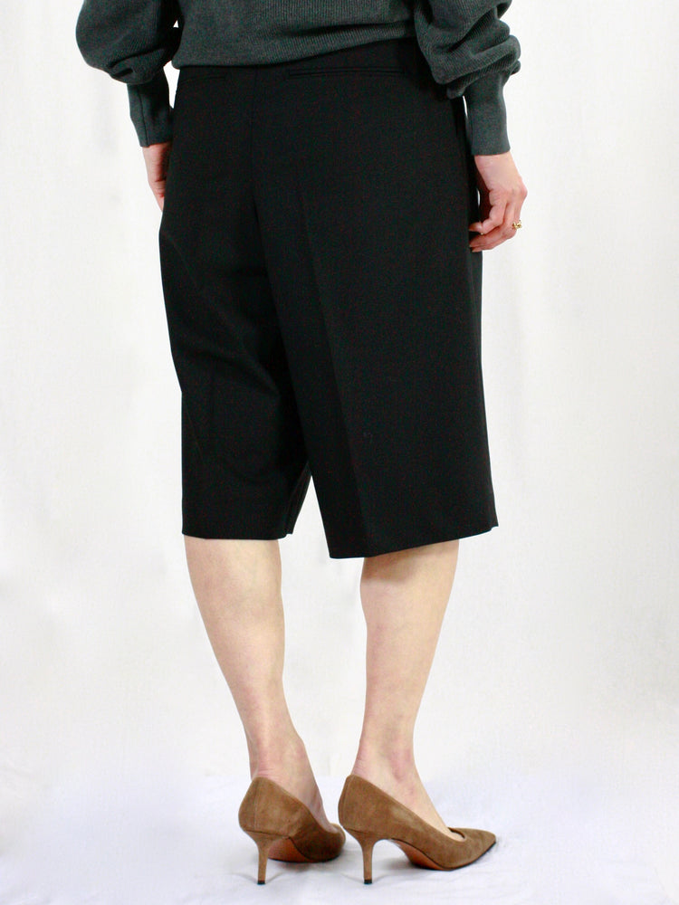 ESLOW / WOOL TORO CULOTTE PANTS / BLACK / A2051FP205