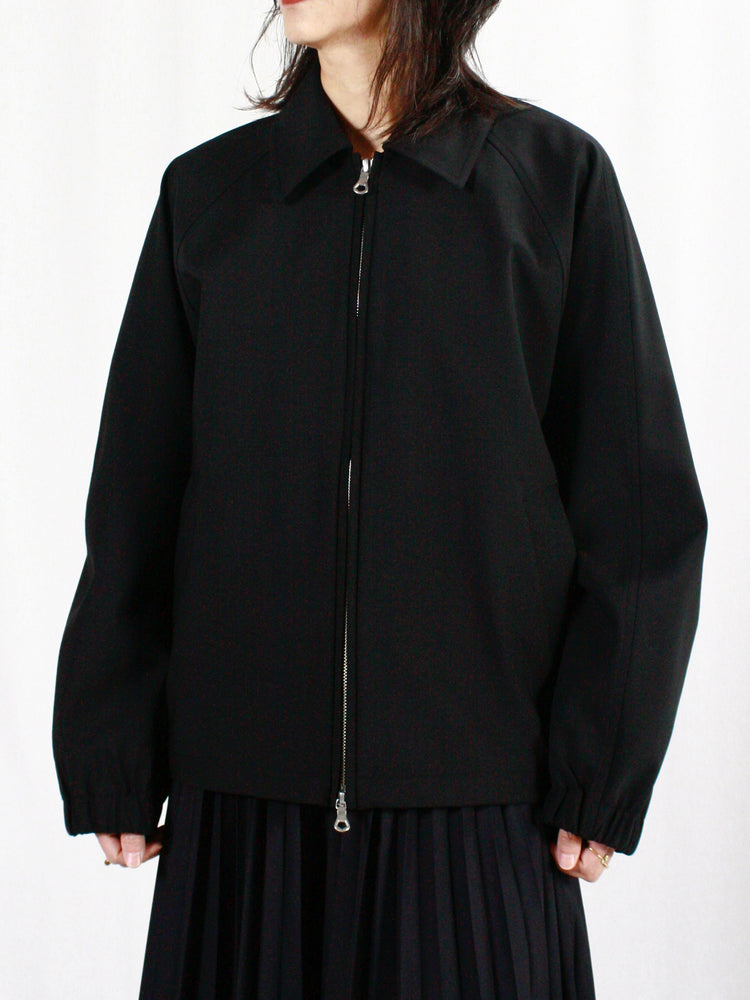 ESLOW / WOOL TORO BONDING WIDE HARRINGTON JACKET / BLACK / A2051FJ200