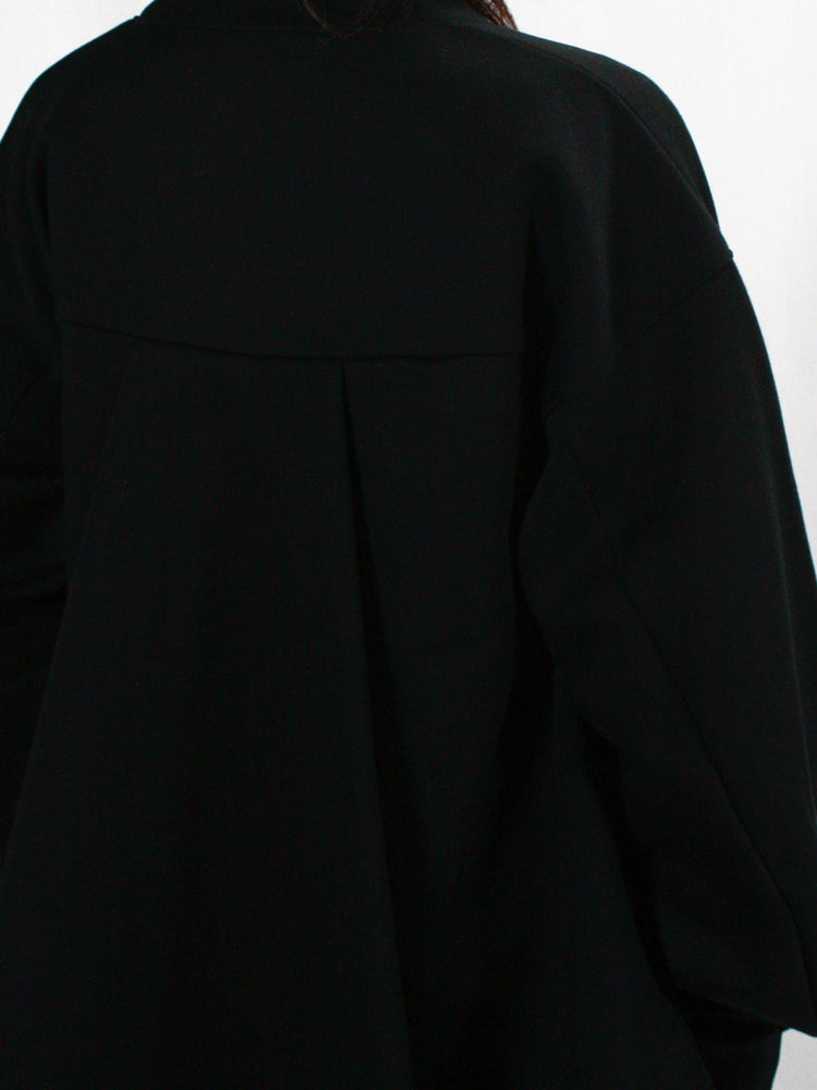 någonstans / back flare cardigan / BLACK / 470IS880-0581