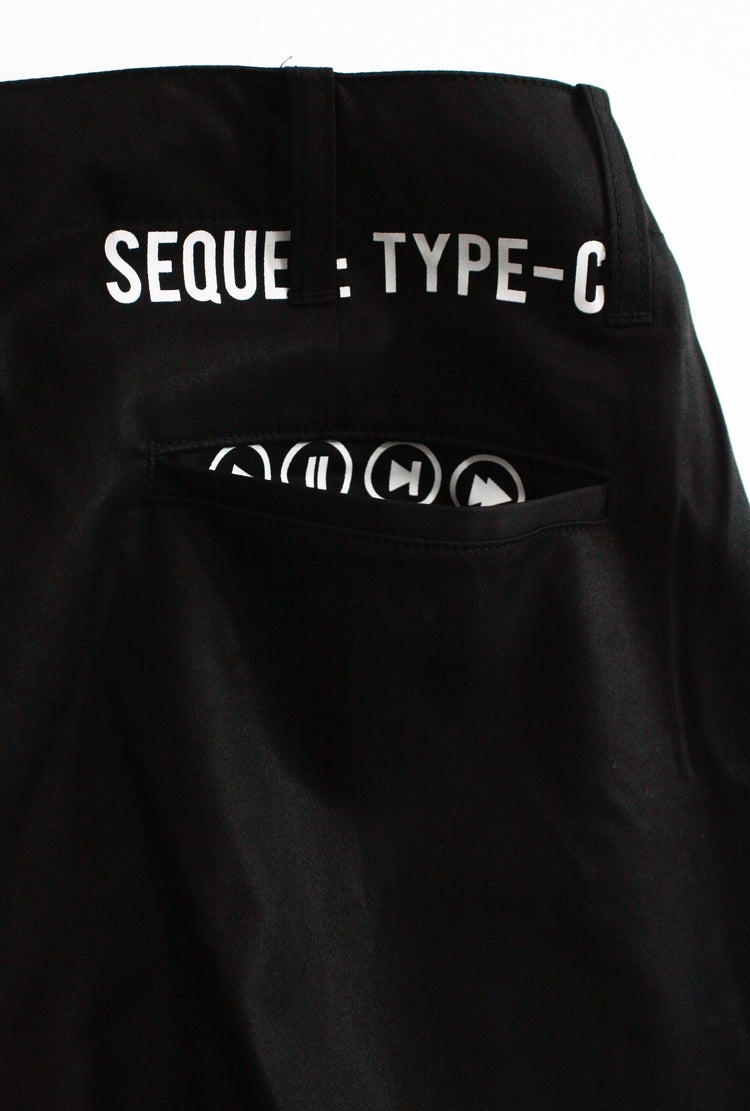 SEQUEL / CHINO PANTS（TYPE-CP) / BLACK / SQ-24SS-PT-05