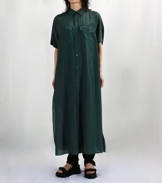 HYKE / TA/C LAWN DRESS / OLIVE DRAB / 16239