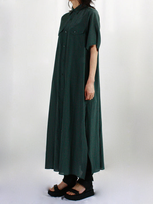 HYKE / TA/C LAWN DRESS / OLIVE DRAB / 16239