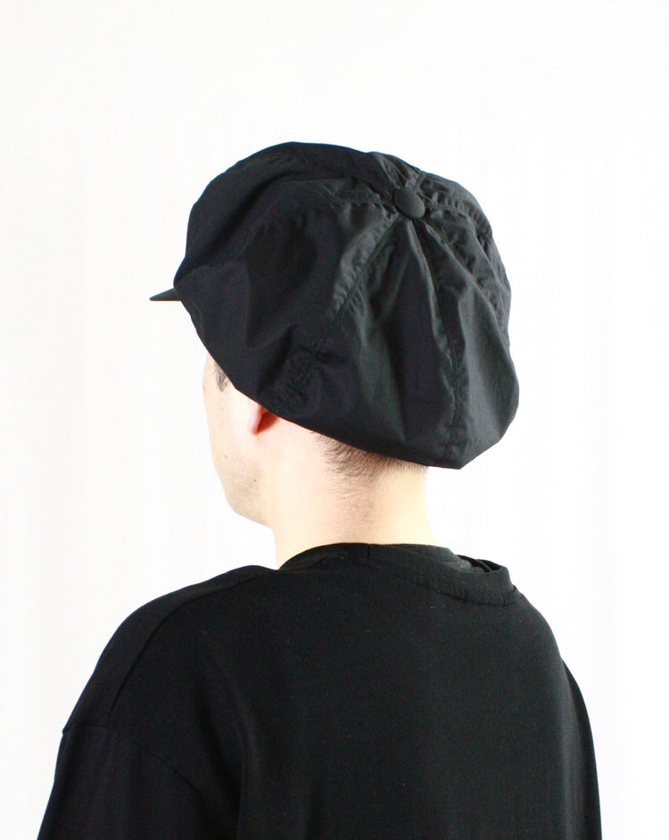 KIJIMA TAKAYUKI / ORGANIC COTTON BIG CASQUETTE / BLACK / No.241111