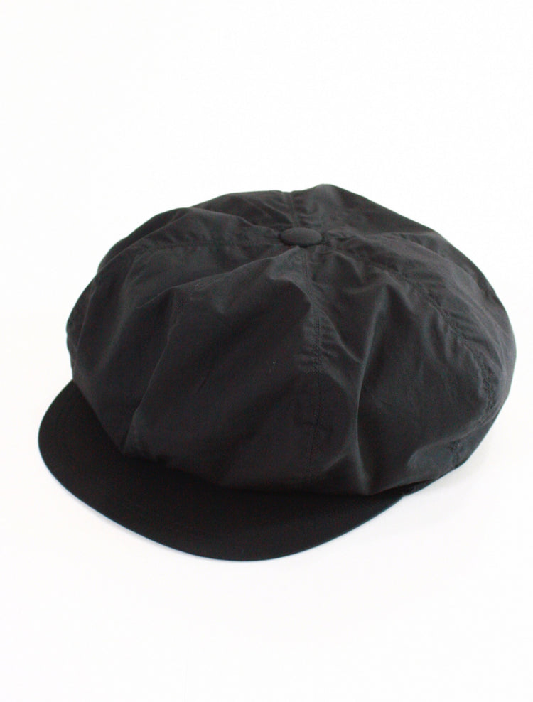 KIJIMA TAKAYUKI / ORGANIC COTTON BIG CASQUETTE / BLACK / No.241111