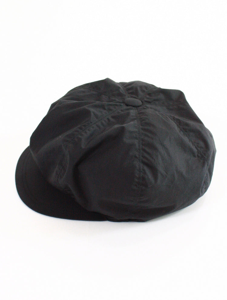 KIJIMA TAKAYUKI / ORGANIC COTTON BIG CASQUETTE / BLACK / No.241111