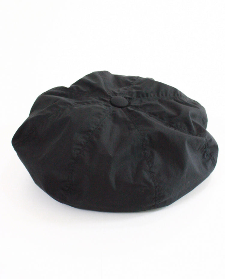 KIJIMA TAKAYUKI / ORGANIC COTTON BIG CASQUETTE / BLACK / No.241111