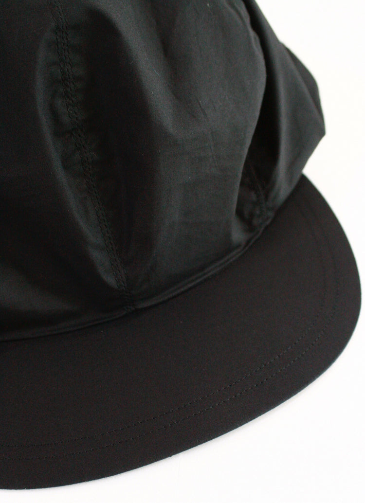 KIJIMA TAKAYUKI / ORGANIC COTTON BIG CASQUETTE / BLACK / No.241111