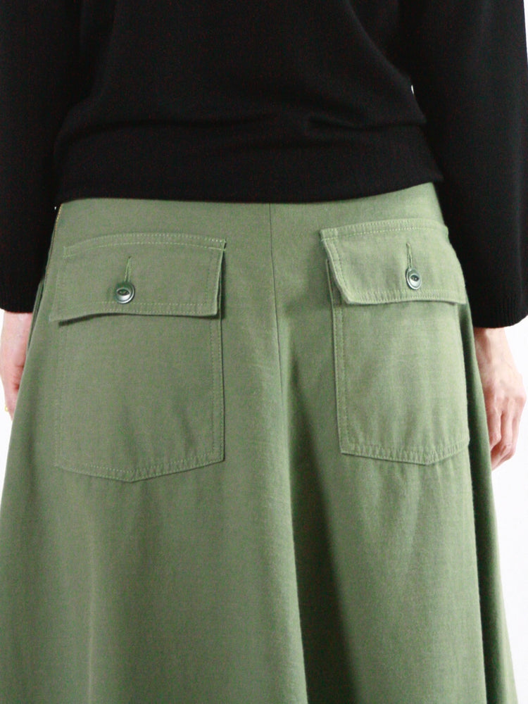 MADISONBLUE / FATIGUE FLARE SK L.oz BS / KHAKI / MB251-6702
