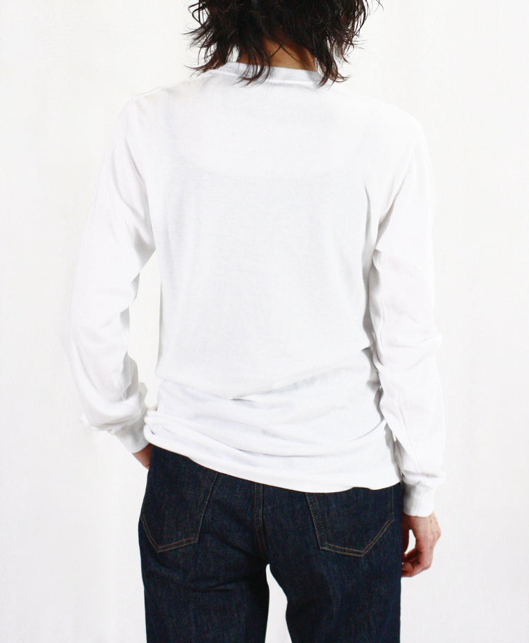 AURALEE / SEAMLESS L/S TEE・WHITE・A00T05ST