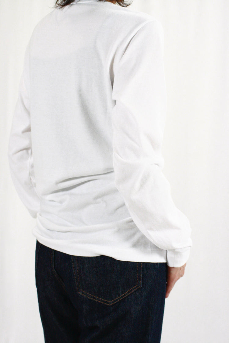 AURALEE / SEAMLESS L/S TEE・WHITE・A00T05ST