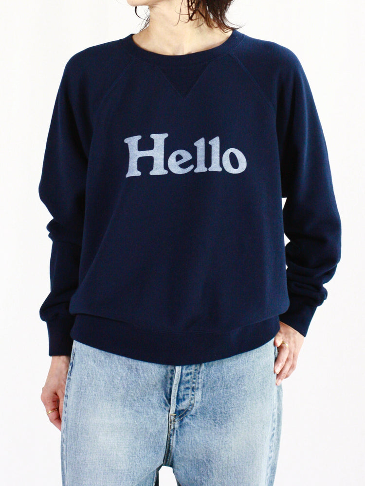 MADISONBLUE / HELLO SWEAT L/S URAKE DYED / NAVY / MB251-7701