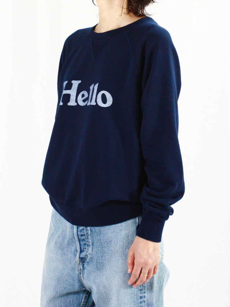 MADISONBLUE / HELLO SWEAT L/S URAKE DYED / NAVY / MB251-7701