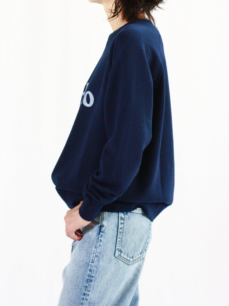 MADISONBLUE / HELLO SWEAT L/S URAKE DYED / NAVY / MB251-7701