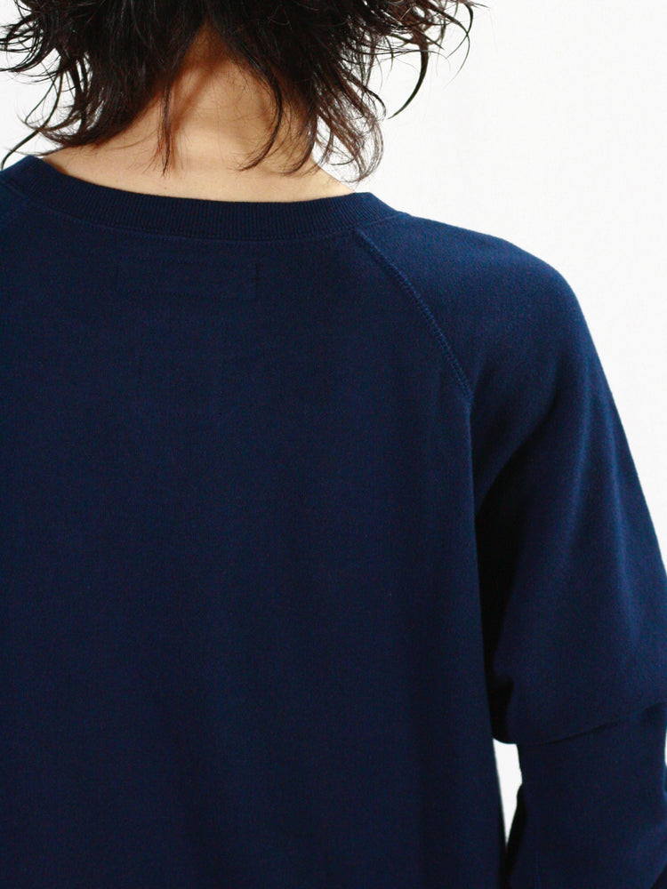 MADISONBLUE / HELLO SWEAT L/S URAKE DYED / NAVY / MB251-7701