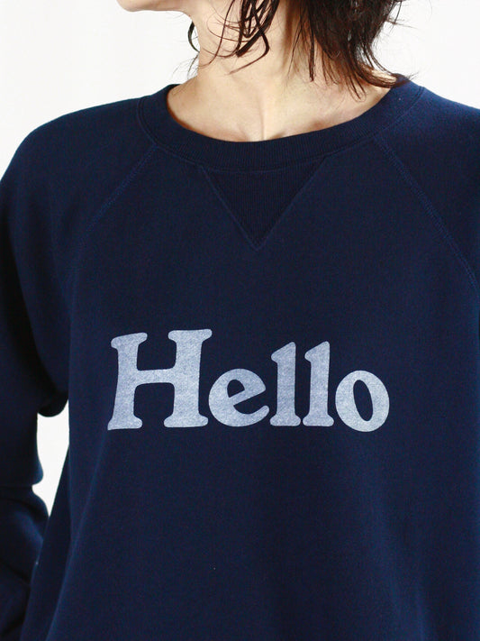 MADISONBLUE / HELLO SWEAT L/S URAKE DYED / NAVY / MB251-7701