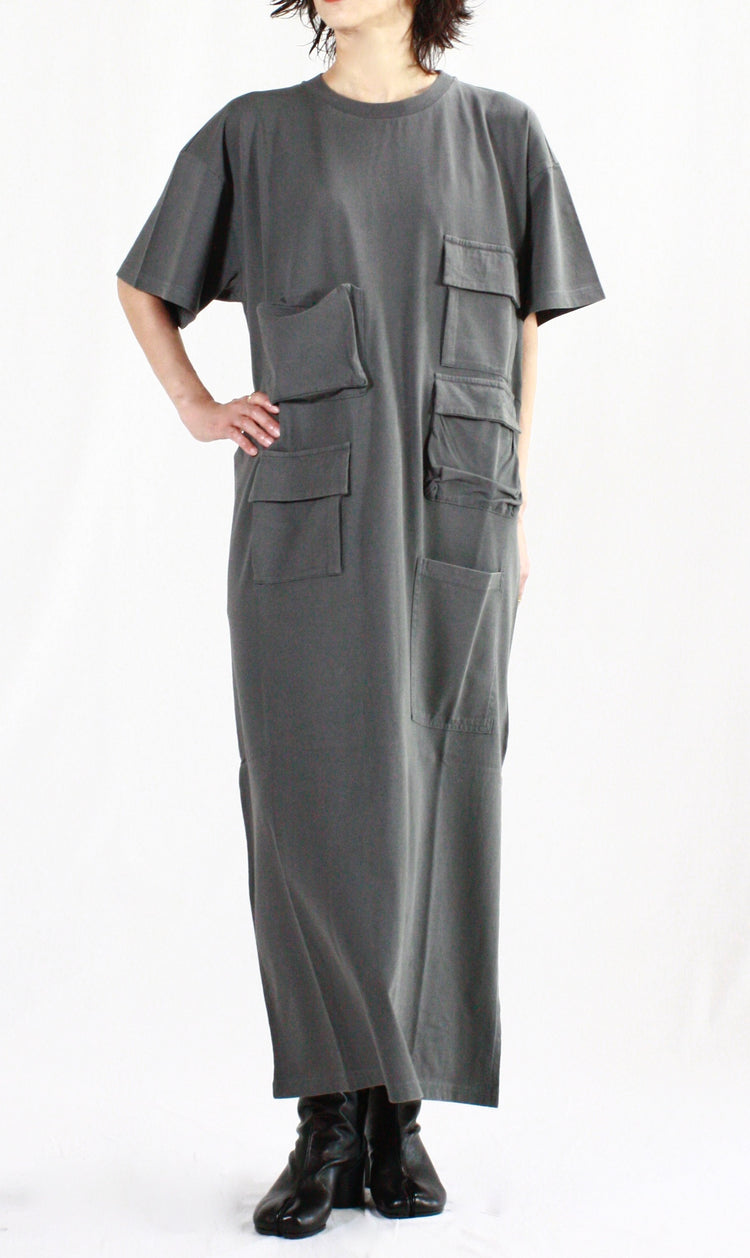 MM⑥  Maison Margiela / Midi Dress・GREY・S52DD0047S24311-860