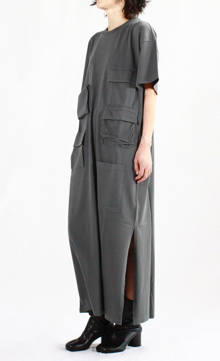 MM⑥  Maison Margiela / Midi Dress・GREY・S52DD0047S24311-860