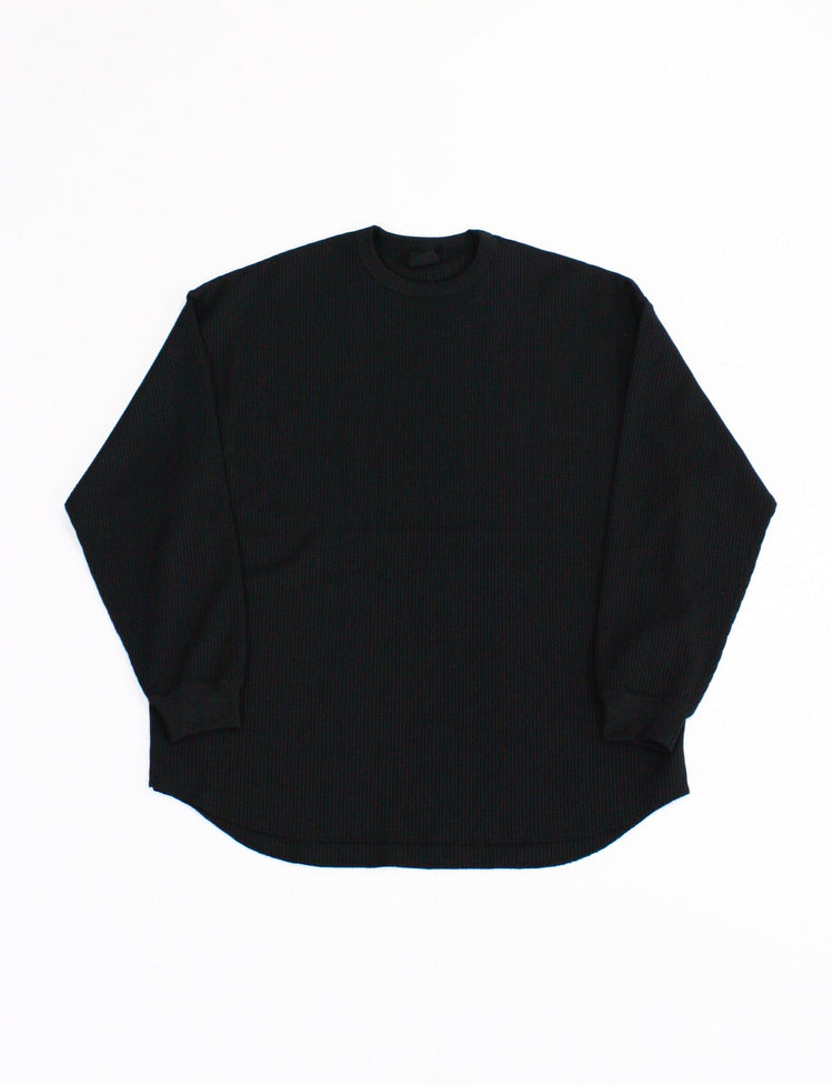 DAIWA PIER39 / TECH THERMAL CREW L/S / BLACK / BE-34024W