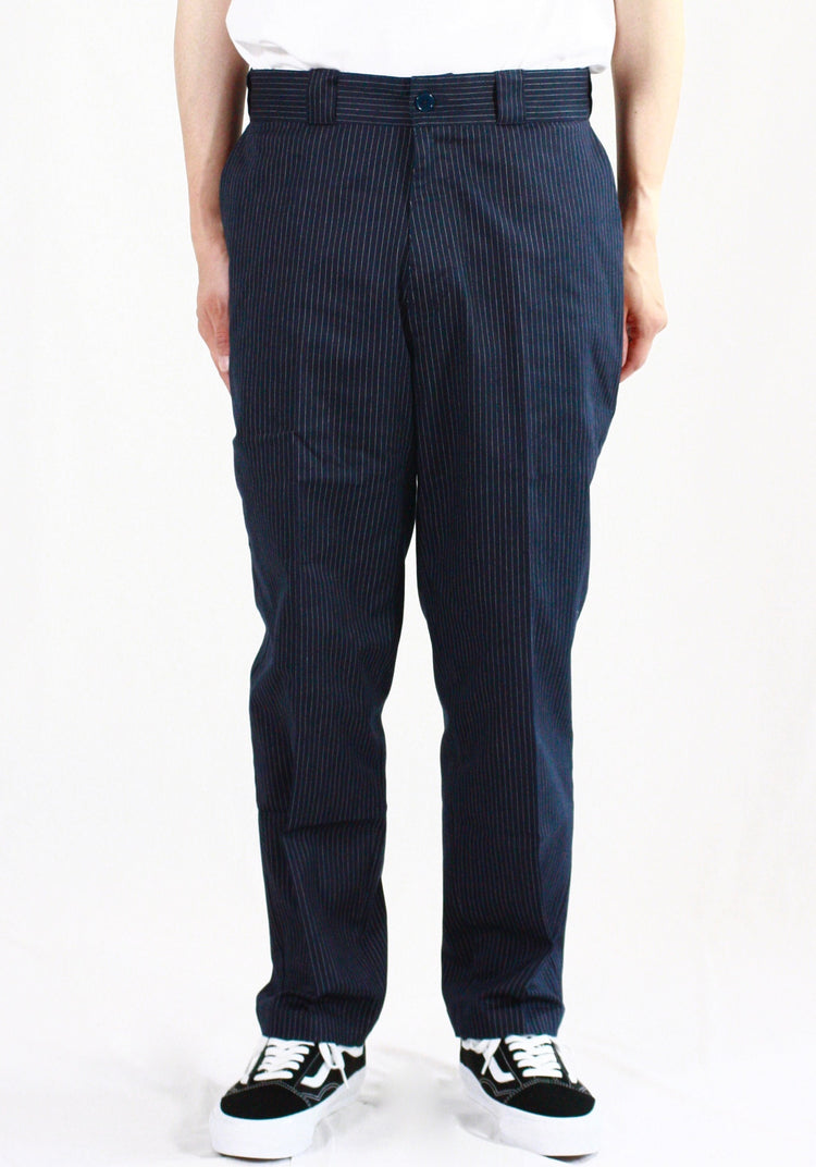 BEDWIN & THE HEARTBREAKERS / 10L STRIPE WORK PANTS "THUNDERS" / NAVY / 24AB4725