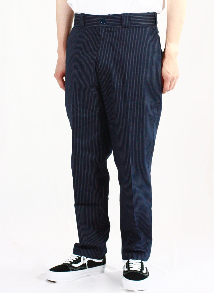 BEDWIN & THE HEARTBREAKERS / 10L STRIPE WORK PANTS "THUNDERS" / NAVY / 24AB4725