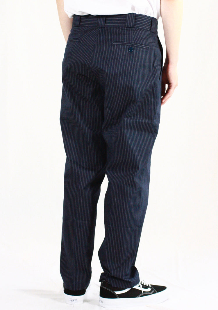 BEDWIN & THE HEARTBREAKERS / 10L STRIPE WORK PANTS "THUNDERS" / NAVY / 24AB4725