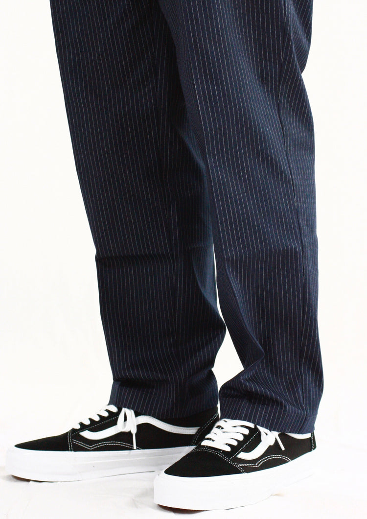 BEDWIN & THE HEARTBREAKERS / 10L STRIPE WORK PANTS "THUNDERS" / NAVY / 24AB4725