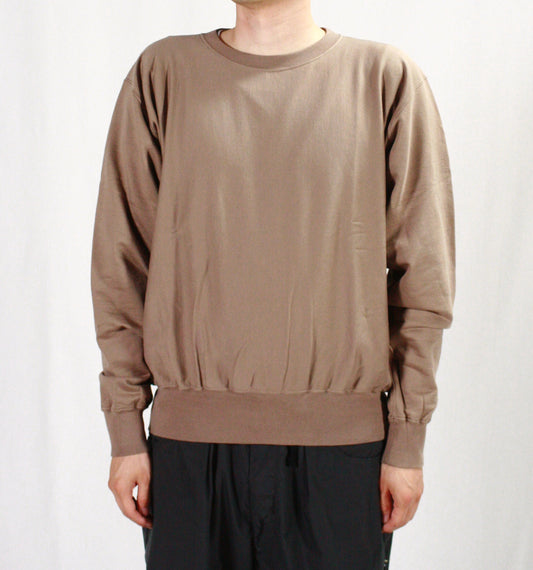 AURALEE / ELASTIC HIGH GAUGE SWEAT P/O / GRAY BEIGE / A24AP02NU