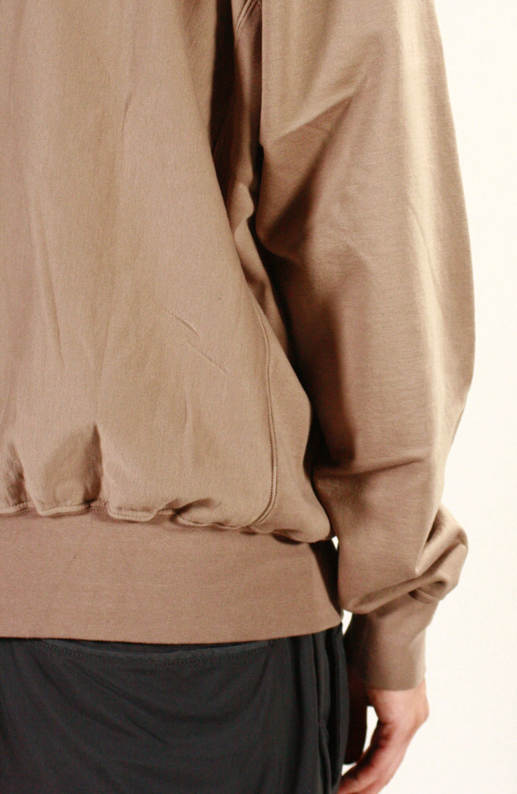 AURALEE / ELASTIC HIGH GAUGE SWEAT P/O / GRAY BEIGE / A24AP02NU