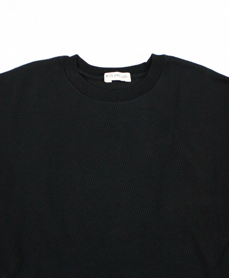 POLYPLOID / OVERSIZE LONGSLEEVE C / BLACK / C-7-001-014 /