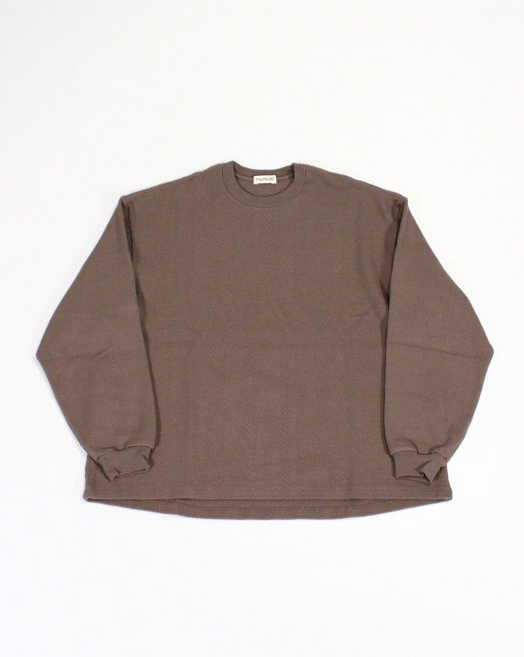 POLYPLOID / OVERSIZE LONGSLEEVE C / GRAY / C-7-001-014 /