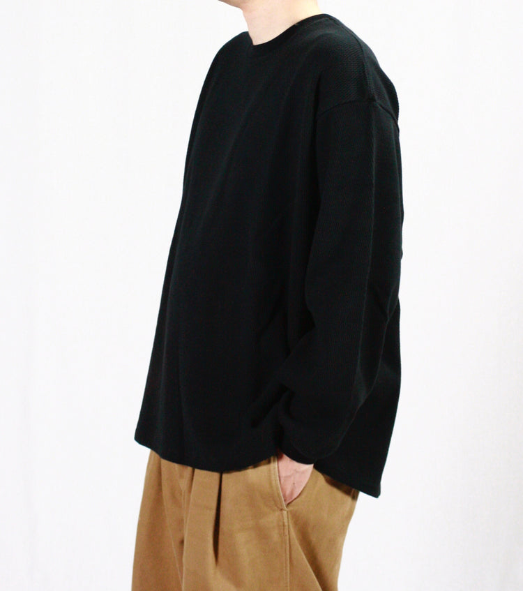 POLYPLOID / OVERSIZE LONGSLEEVE C / BLACK / C-7-001-014 /