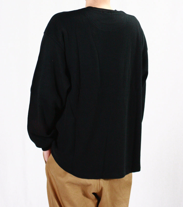 POLYPLOID / OVERSIZE LONGSLEEVE C / BLACK / C-7-001-014 /