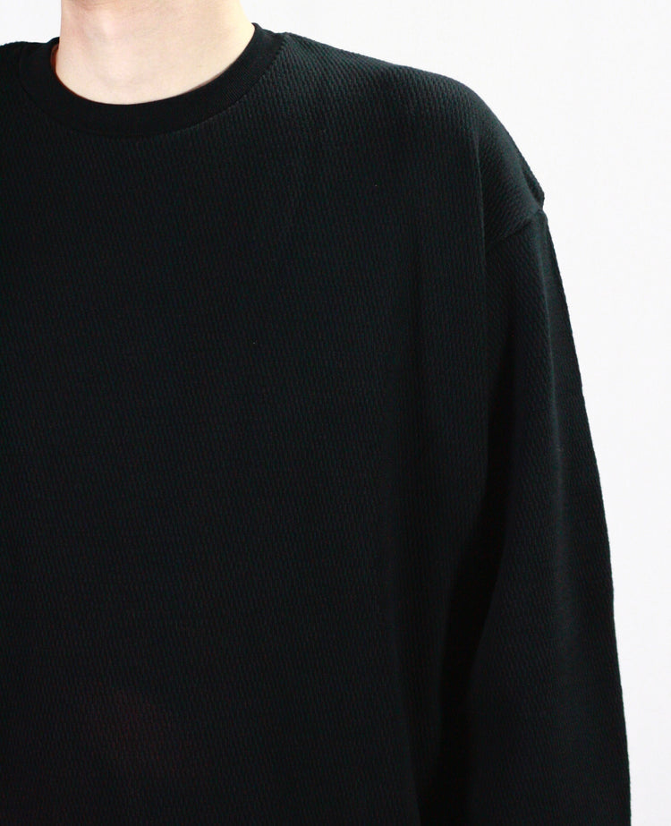 POLYPLOID / OVERSIZE LONGSLEEVE C / BLACK / C-7-001-014 /