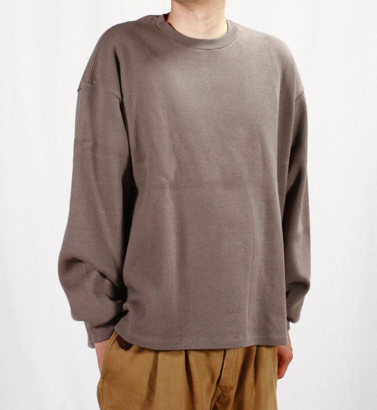 POLYPLOID / OVERSIZE LONGSLEEVE C / GRAY / C-7-001-014 /