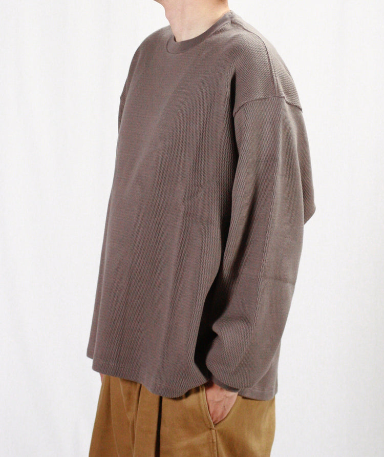 POLYPLOID / OVERSIZE LONGSLEEVE C / GRAY / C-7-001-014 /