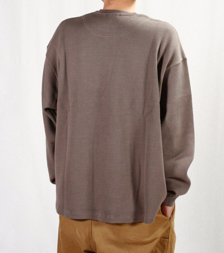 POLYPLOID / OVERSIZE LONGSLEEVE C / GRAY / C-7-001-014 /