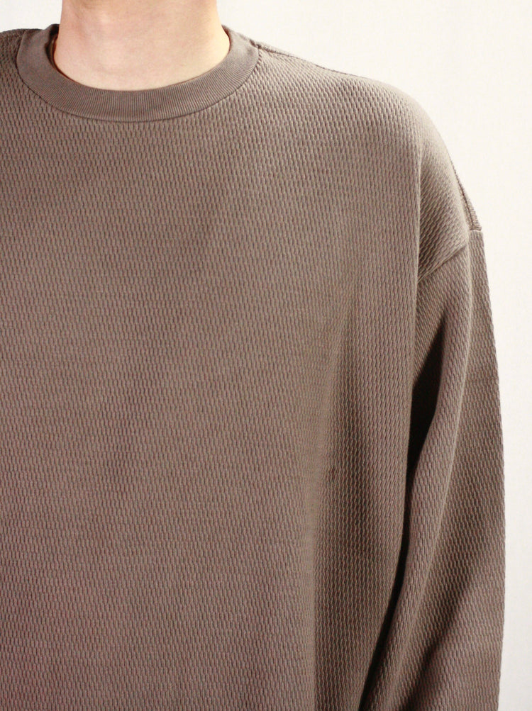 POLYPLOID / OVERSIZE LONGSLEEVE C / GRAY / C-7-001-014 /